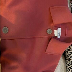 Akris salmon wool coat sz 12